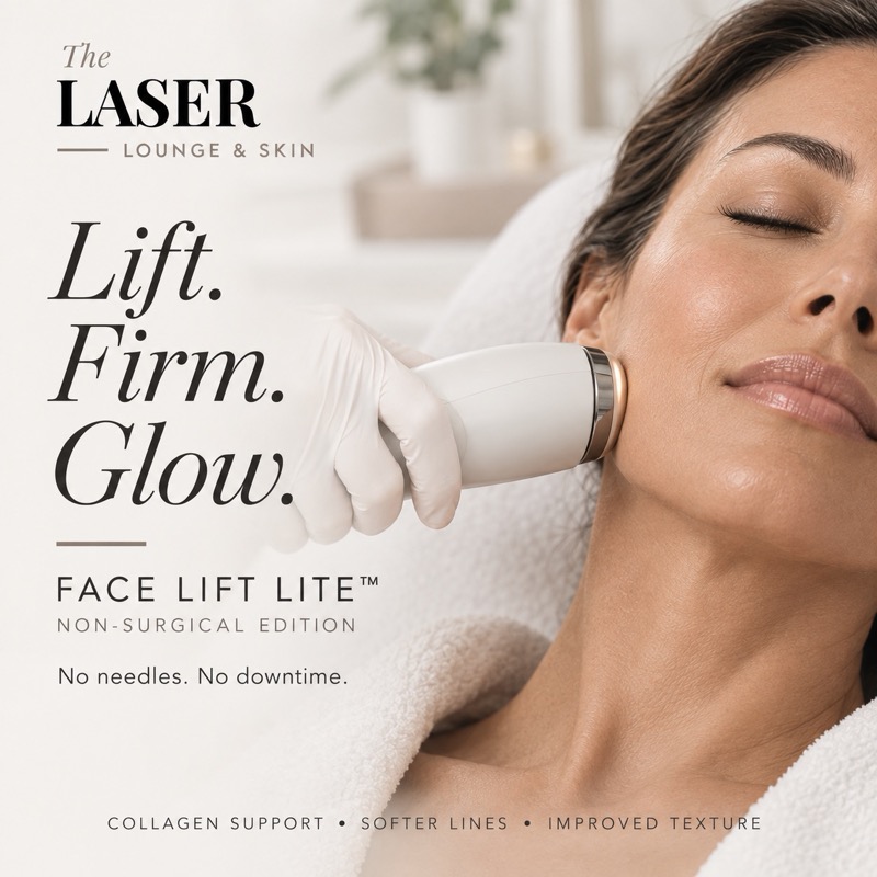 Lift, firm, glow — Face Lift Lite non-surgical RF treatment — The Laser Lounge & Skin Instagram