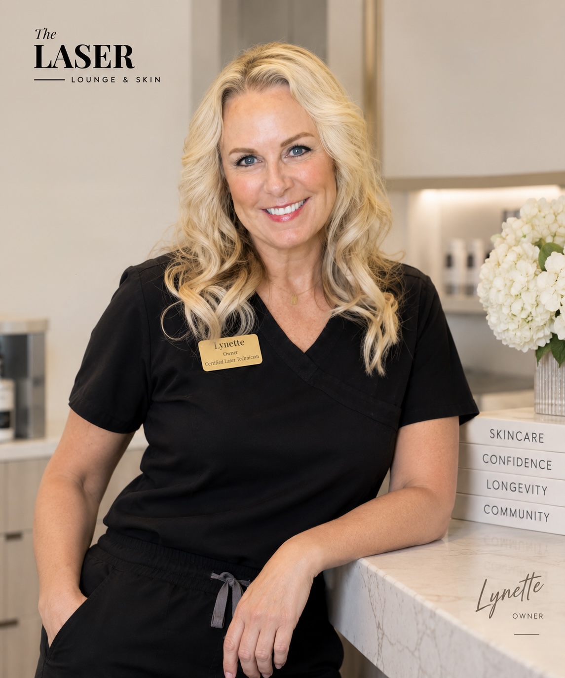 Lynette Lamb, owner and licensed laser technician at The Laser Lounge & Skin
